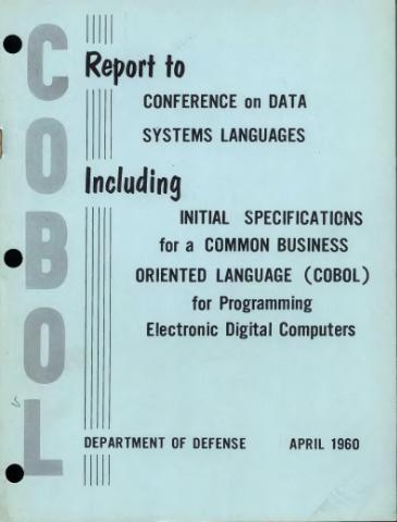 COBOL report from 1960